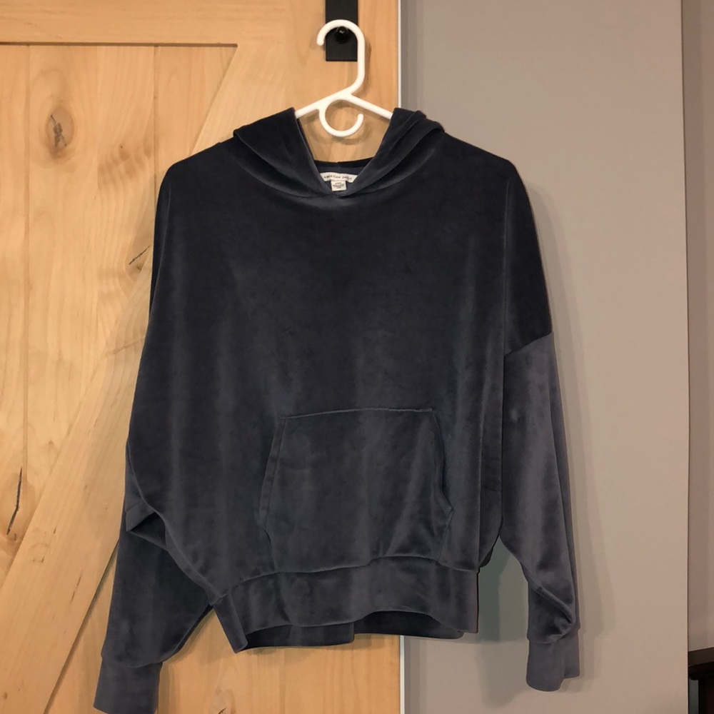 Faux Suede Hoodie